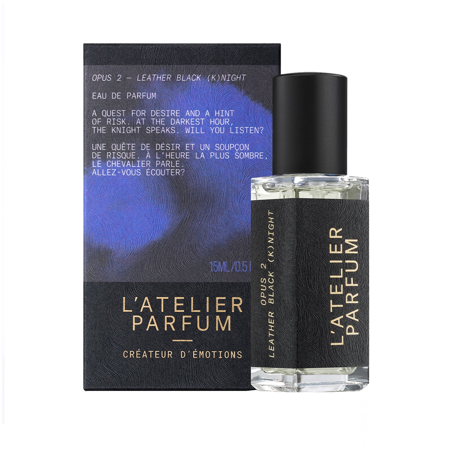 LEATHER BLACK (K)NIGHT - Parfum 15ml – L\'Atelier